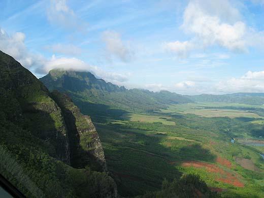 Haupu Ridge above Nawiliwili
